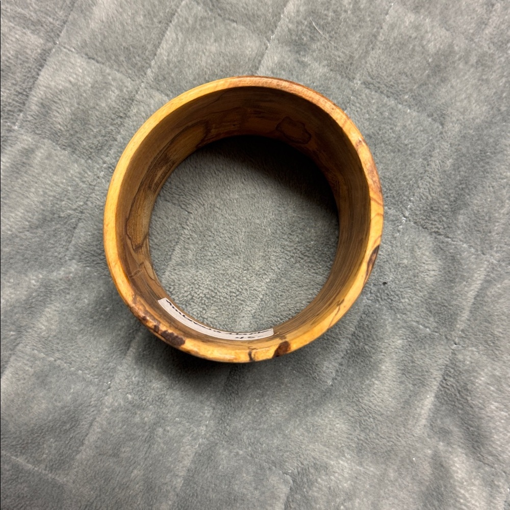 Ambrosia Maple Bangle Bracelet, Natural, Brown, Wood, Boho - Picture 8 of 10